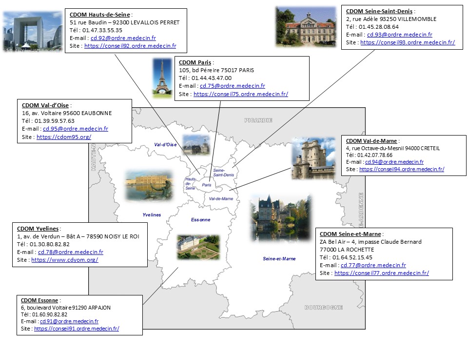 Carte IDF Carte IDF