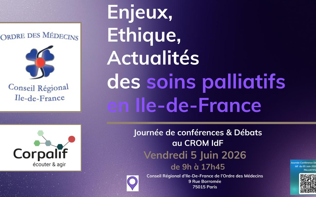 Journée de conférence Soins Palliatifs le 05 juin 2026